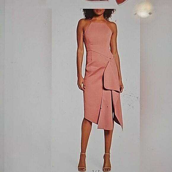 C/MEO Collective Fluidity Draped Midi Dress - Size XS - Picture 14 of 15